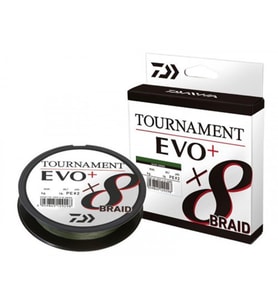Daiwa Tournament EVO+ 8B Dark Green İp Misina 135 mt Dark Green-0,14 mm (Koyu Yeşil)