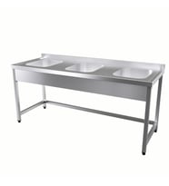 Vital  VCT-EU-207 Çalışma Tezgahı Üç Evyeli