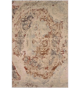 Eliana Home Baskılı, Yıkanabilir Kaymaz Taban Salon Halısı LNA0623 100x150 cm (Kahverengi)