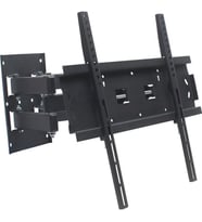 Powermaster PWR-H48 22-55 İnç Çift Kollu Led Tv Kilitli Hareketli Duvar Askı Aparatı Lcd 55-140 Ekran Arası