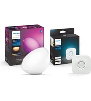 Philips Hue GO v2 Şarjlı Akıllı Led Masa Lambası, Özel Başlangıç Seti (Çok Renkli)