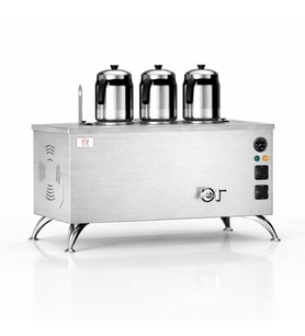 Anka Pro Elektrikli Inoks Full Otomatik Çay Kazanı 3 Demlikli 30 Litre Paslanmaz