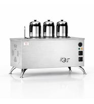 Anka Pro Elektrikli Inoks Full Otomatik Çay Kazanı 3 Demlikli 30 Litre Paslanmaz