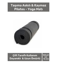 Konfor Modeli Çift Taraflı Kaymaz Silinebilir Antibakteriyel Pilates Meditasyon Minderi 16 mm Mat