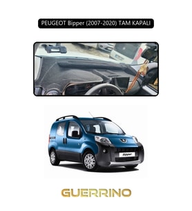 PEUGEOT Bipper (2007-2020) TAM KAPALITORPİDO KORUMA HALISI SİYAH KENAR