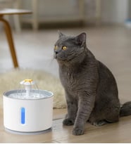 Pet Kedi Köpek Için Otomatik Su Pınarı Su Çeşmesi Su Sebili 2.4 lt Usb Ile Çalışır