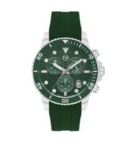 Sergio Tacchini ST.1.10446-2 Silikon Kordon Hareketli Bezel Fonksiyonlar Aktif Yeşil Renk Erkek Kol Saati