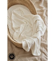Unisex Bebek %100 Pamuklu Penye Çift Katlı Bebek Battaniyesi 85x100 cm
