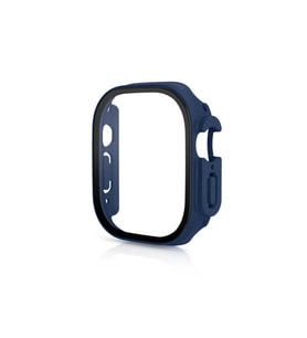 Apple Watch Ultra 49mm Uyumlu Kasa ve Ekran Koruyucu Zore Watch Gard 19 (Lacivert)