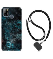 INFINIX Smart 4 5 6 Zero 8 S5 Pro Kılıf Boyun Askılı Silikon Colorful Abstract 1384
