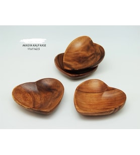 AKASYA KALPLİ TEKLİ KASE 11x11x2.5 cm