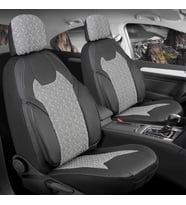 Hyundai Accent Yumurta Kasa Uyumlu Lüx Deri Detaylı Oto Koltuk Kılıfı Ön Arka Takım Lotus Serisi FÜME
