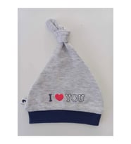 I Love You Yazılı Şapka (Gri)