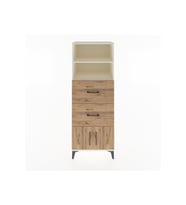 Hyperion Dolap 2 Raflı 2 Çekmeceli 2 Kapaklı 60x44x163 Aytaşı-Çam