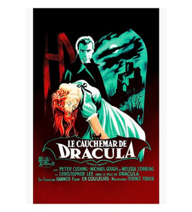Dracula - Scary Movies Tablo Ahşap Poster Dekoratif