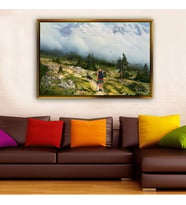 Altın Çerçeveli dekoratif tablo a1304 (Gold)