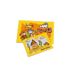 Mopak 40 Yaprak Küçük Boy Karton Kapak Resim Defteri