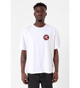 One Piece Anime Ninja Org. N.S Beyaz Erkek Oversize Tshirt