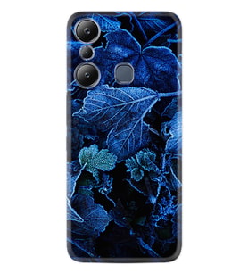 Infınix Hot 20i Kılıf Silikon Desen Özel Seri Blue Foid 1628