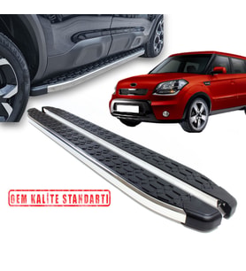 KIA SOUL 2009 2010 2011 2012 2013 2014 ARACA ÖZEL BLACKLİNE YAN BASAMAK