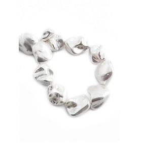 İnci Doğal Taş Parlak Gri Amorf Kesim 14x18mm Dizi [AB+]