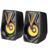 Mikado MD-S23 GLARE 2.0 Multimedia 3W*2 Siyah USB RGB Işıklı Gaming Speaker Hoparlör
