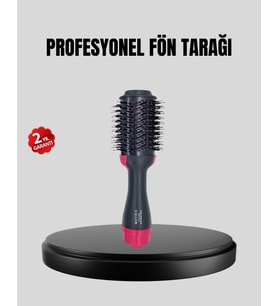 220°C Profesyonel Fön Tarağı – Negatif İyon Teknolojili, 3 Isı Kademeli, 1200W