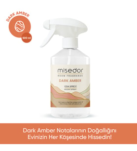 Misedor Dark Amber Oda ve Çamaşır Spreyi 500 ml