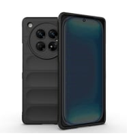 Infinix Zero 40 5G Uyumlu Kılıf Esnek TPU Oyuklu Arka Yüzey Tasarımlı Zore Etnik Silikon Kapak (Siyah)