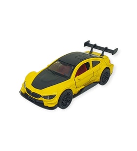 Çek Bırak Metal Arabalar  cm - 3671C - Sarı