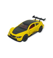 Çek Bırak Metal Arabalar  cm - 3671C - Sarı