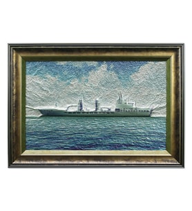 e38 EL İŞÇİLİĞİ ALİMİNYUM FOLYO KABARTMA TABLO DİMDEG 70x50 cm -6000 (Karışık)