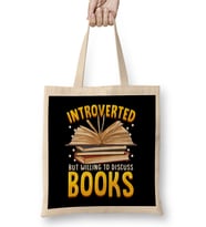 Introverted But Willing To Discuss Anime Girl Bez Çanta Uzun Saplı