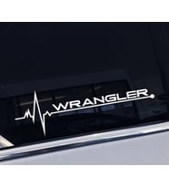 Wrangler Yan Cam Sticker Oto Kapı Çıkartma Tuning oto 20 cm x 7 cm yazı 240