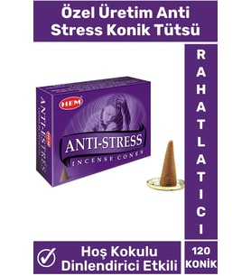 Rahatlatıcı Arındırıcı İyileştirici Ev Ofis Meditasyon Yoga Chakra Pozitif Enerji 120 Konik Tütsü