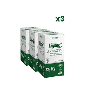 Ligone Vitamin D3 K2 120 Kapsül x3 Adet