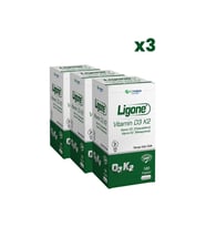 Ligone Vitamin D3 K2 120 Kapsül x3 Adet