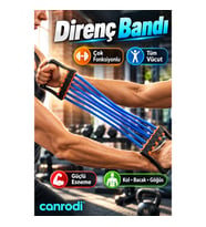 Çok Fonksiyonlu Direnç Bandı – Kol, Bacak, Göğüs ve Tüm Vücut Egzersiz Lastiği