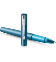 Parker Vector Xl Tükenmez Kalem  Metalik Cam Göbeği Lake Pirinç Üzerine  Siyah Mürekkep Doldurmalı (Standart)