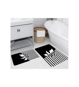 Eliana Home Baskılı 2'li Banyo Paspas Takımı RVG5255