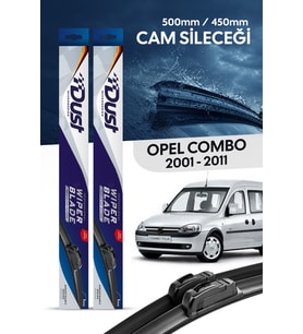 Opel Combo Silecek Takımı 2001-2011 Uyumlu 500MM/450MM
