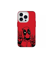 IPHONE 14 Pro Max Özel Deadpool Tasarımlı Lüks Silikon Kılıf (Çok Renkli)
