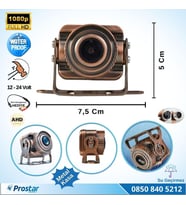 Navistar Metal Kasa Ahd 1080P Full Hd 4 Pin Starlight Gece Görüşlü Geri Görüş Kamerası