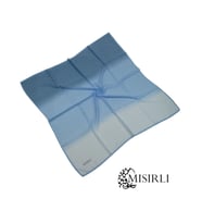 Mısırlı Degrade Şifon Eşarp (Turkuaz)