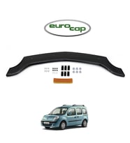 EUROCAP Renault Kangoo Ön Kaput Maskesi Koruma Rüzgarlığı Deflektör 3mm Akrilik Parlak 2008-2013