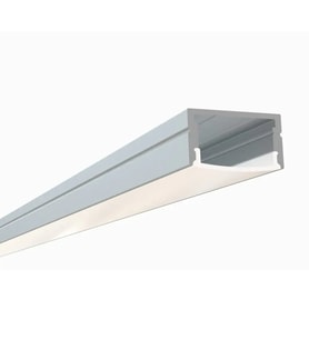 LED Profil Kanal Sıva üstü 18x11mm alüminyum 2mt. aydınlatma dekoratif şerit kanalı armatür linear ışık kare kasa