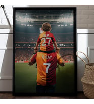 Kişiye Özel Futbol Temalı Duvar Tablosu / Aile ve Taraftarlar İçin Özel Hediye / Taraftar Hediye / Beşiktaş / Fenerbahçe / Galatasaray (Ahşap)