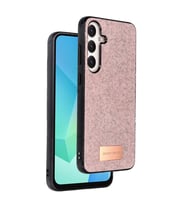Onegif Galaxy A36 Bright Simli Kapak - Pembe