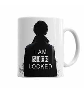 SHER LOCKED SHERLOCK HOLMES  Kupa Bardak Porselen