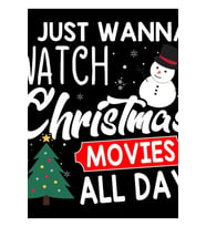 Ben Sadece Bütün Gün Noel Filmleri Izlemek Istiyorum Ailece Noel Tablo Ahşap Poster Dekoratif